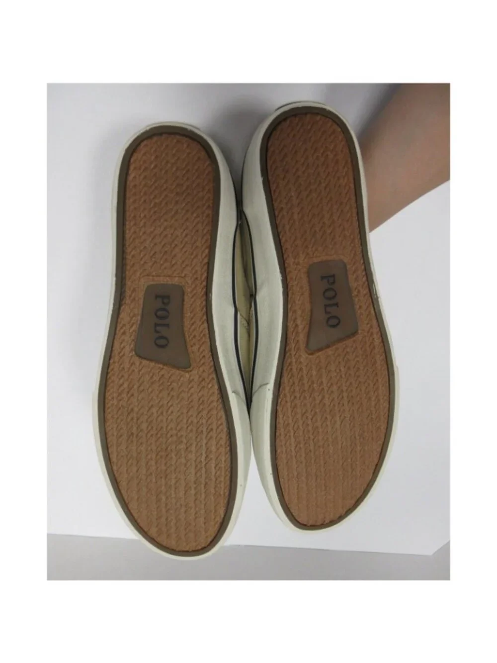 Polo Ralph Lauren Sneakers 11 D Thorton Washed Canvas Pony Low Top